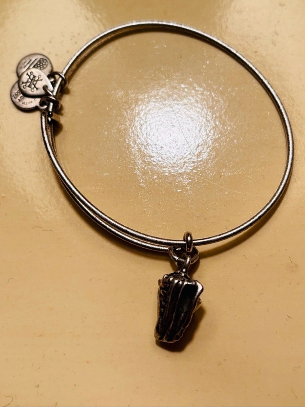 Gently used, ALEX AND ANI Silver ‘Conch Shell’ Charm Bracelet 🐚 🌊🩶